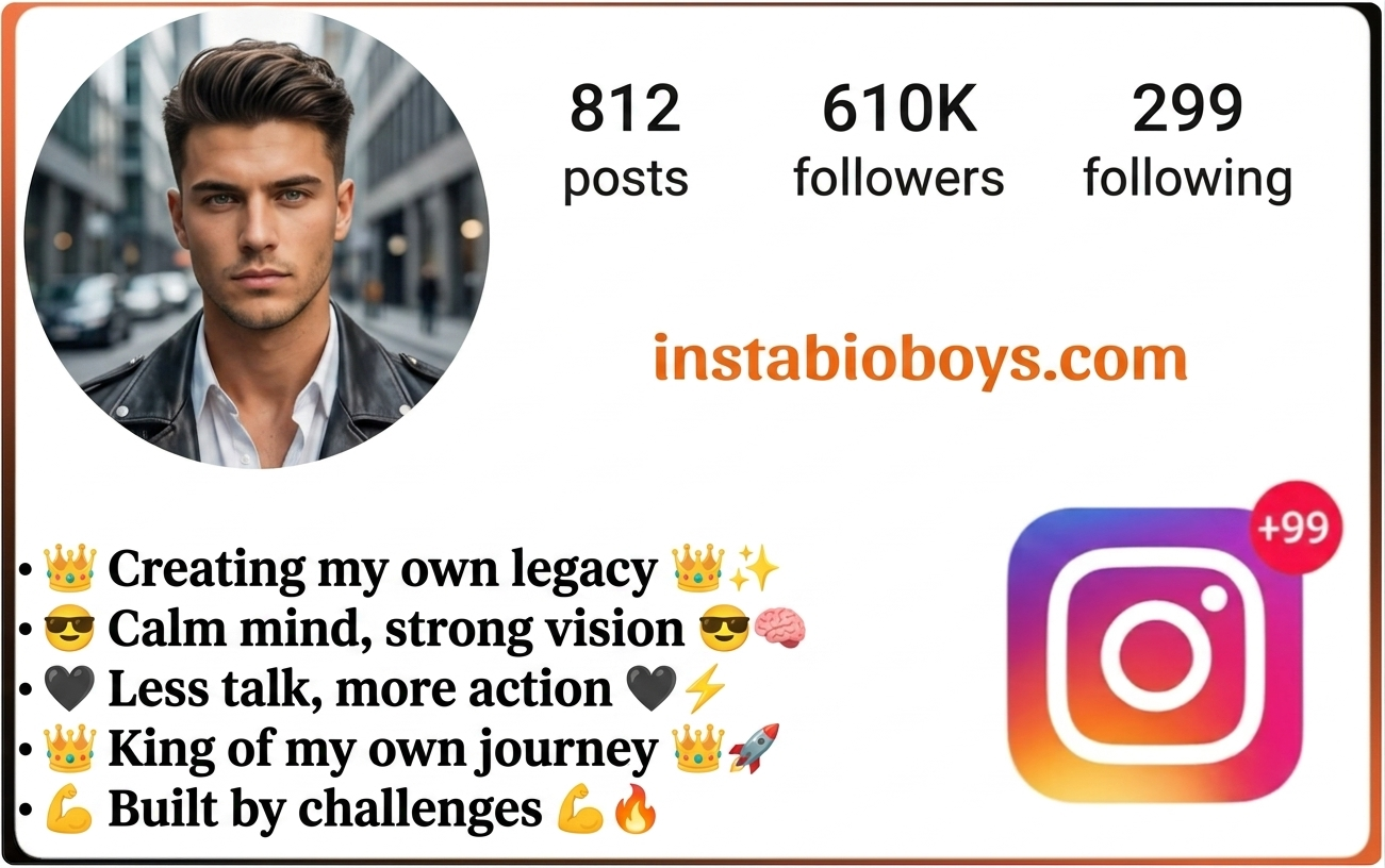 Instagram Bio For Boys 