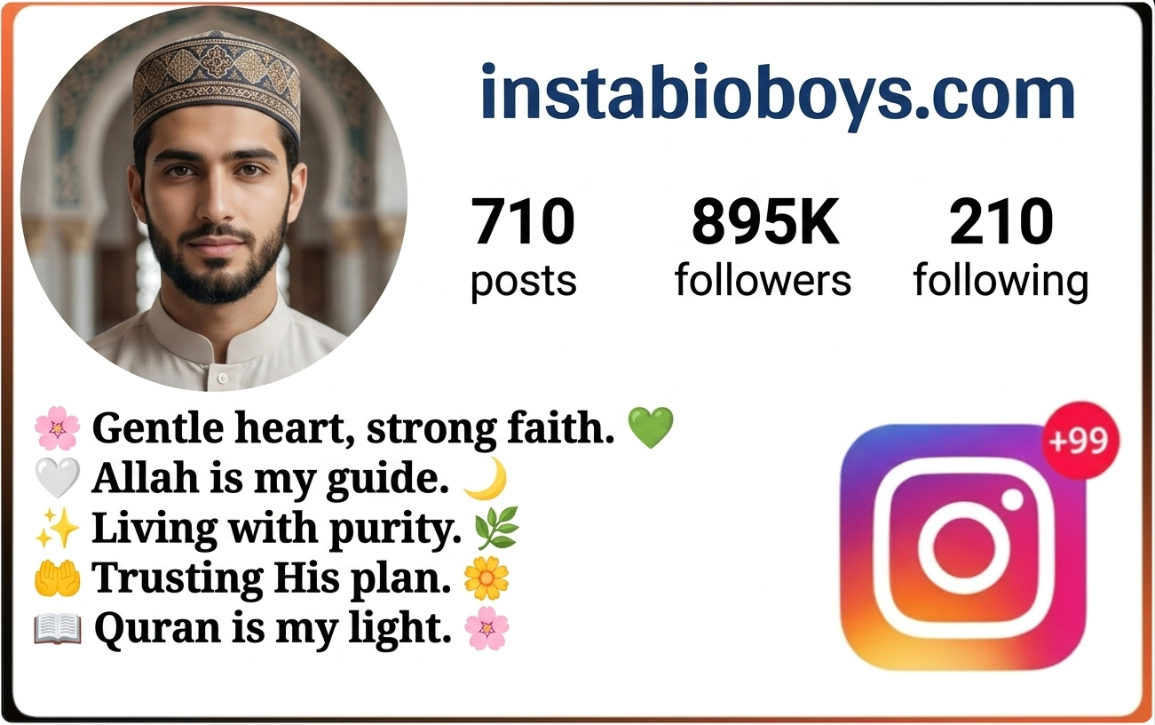 short islamic bio for instagram 
