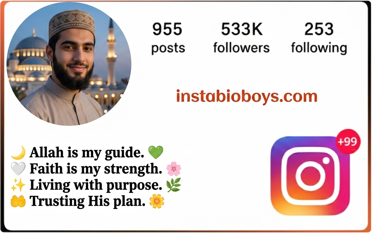 short islamic bio for instagram 
