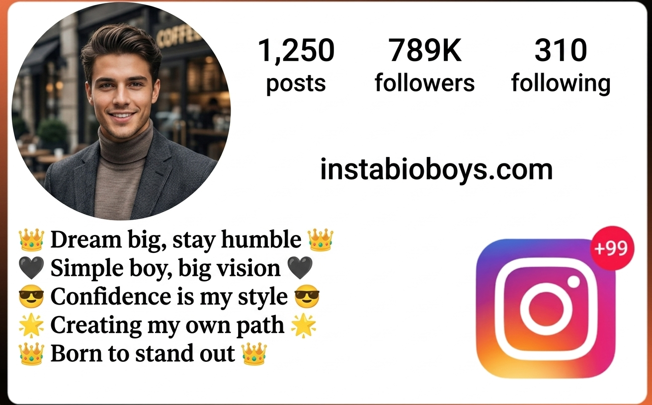 Instagram Bio For Boys 