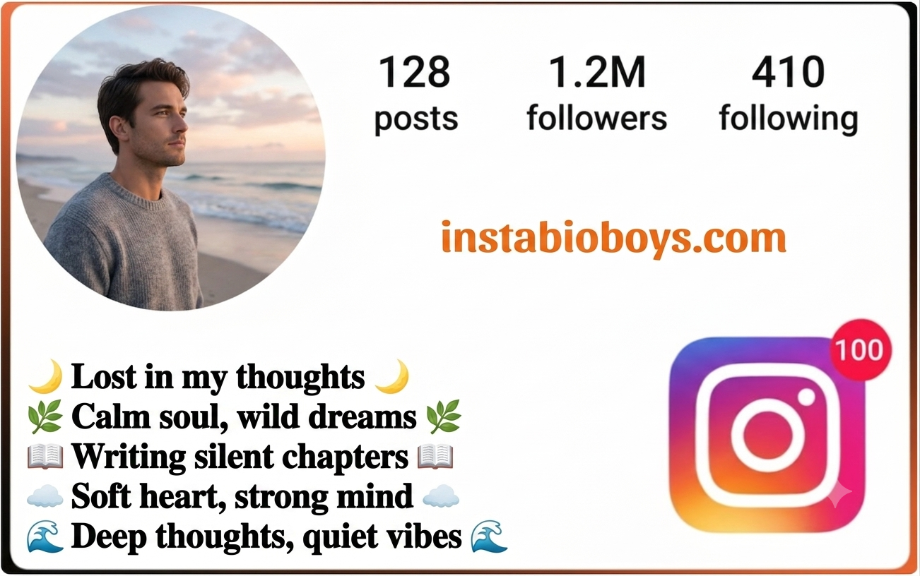 Instagram Bio For Boys