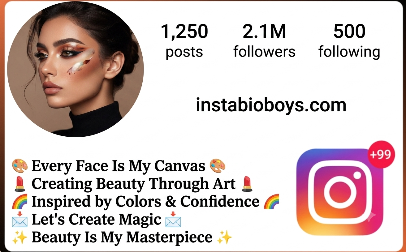 Makeup Artist Bio for Instagram