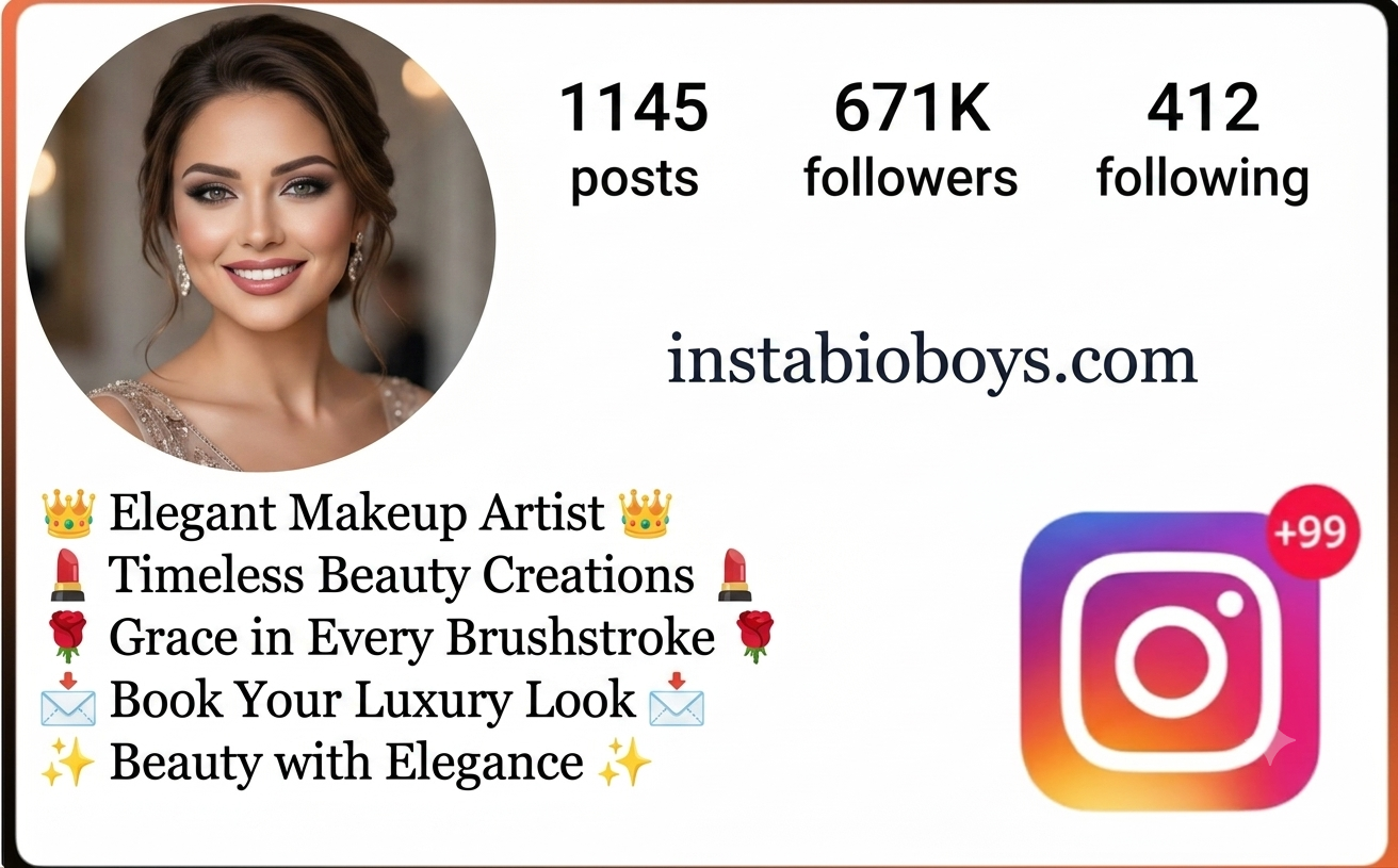 Makeup Artist Bio for Instagram