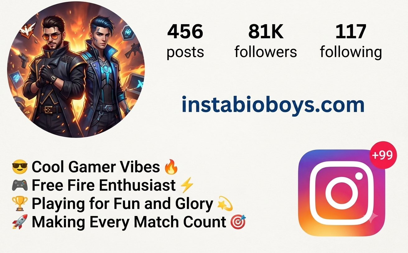 free fire instagram bio 