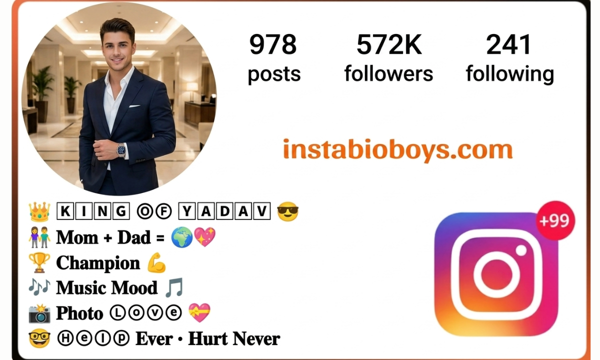 Instagram Bio For Boys